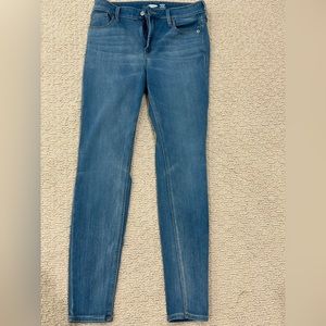 Rock star super skinny high rise jeans